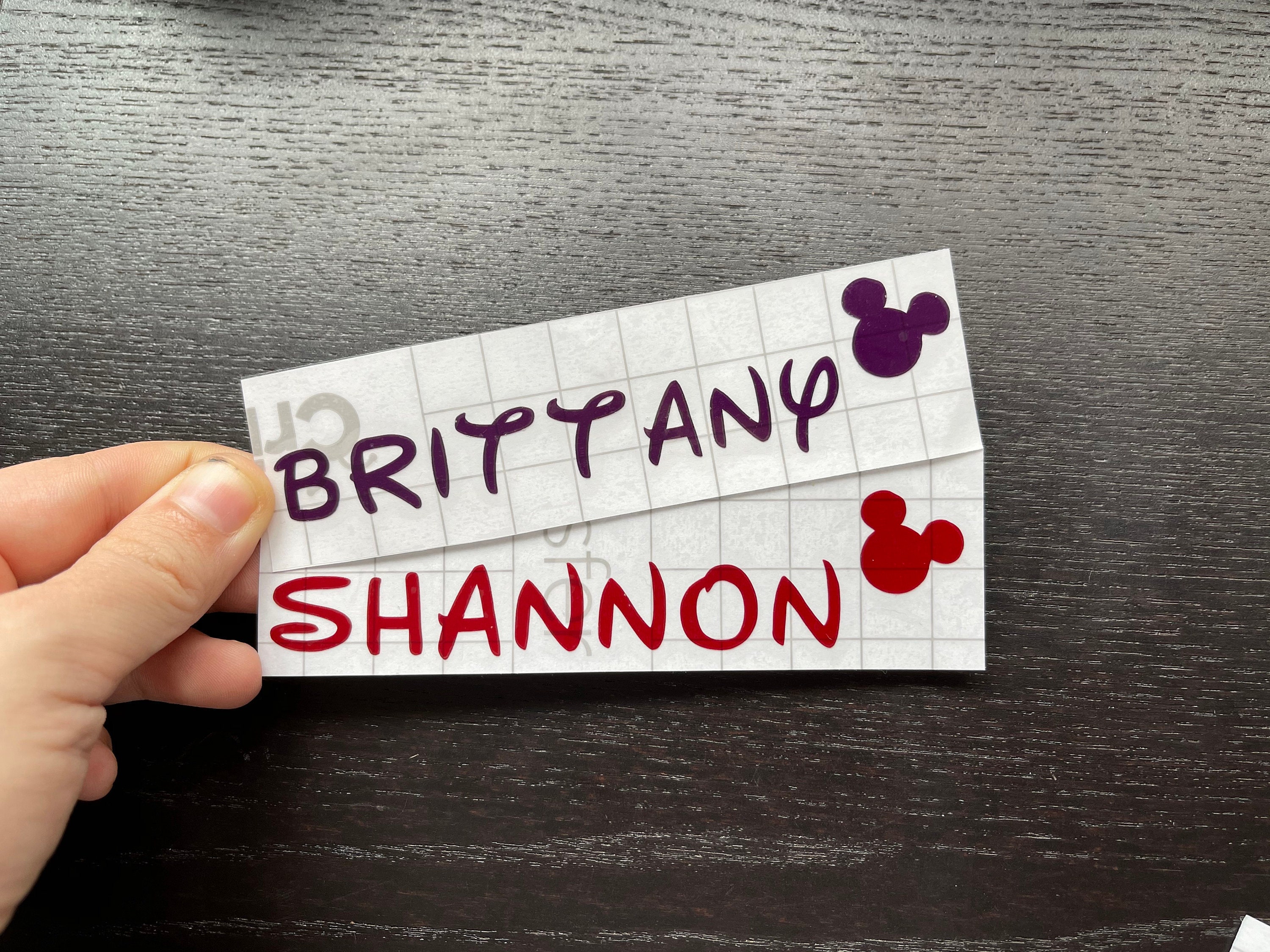 Disney Name Decal | Custom Disney Name Sticker | Personalized Disney …