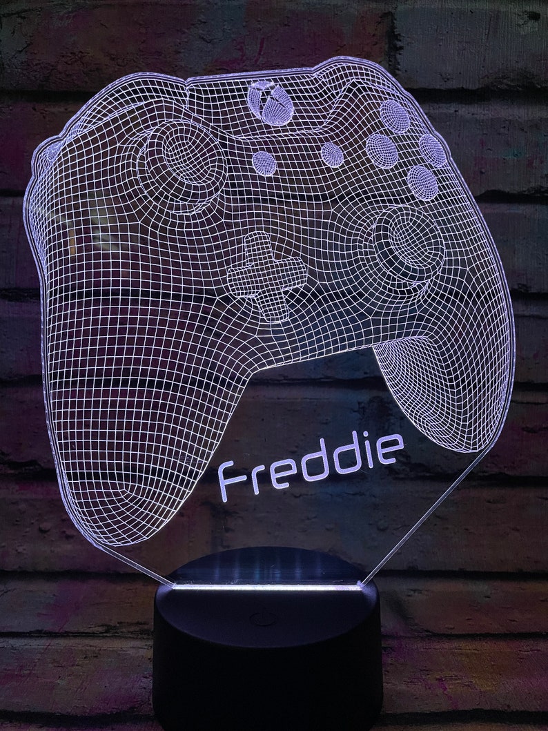 Personalised 3D Led Xbox Controller Gaming Night Light Etsy UK