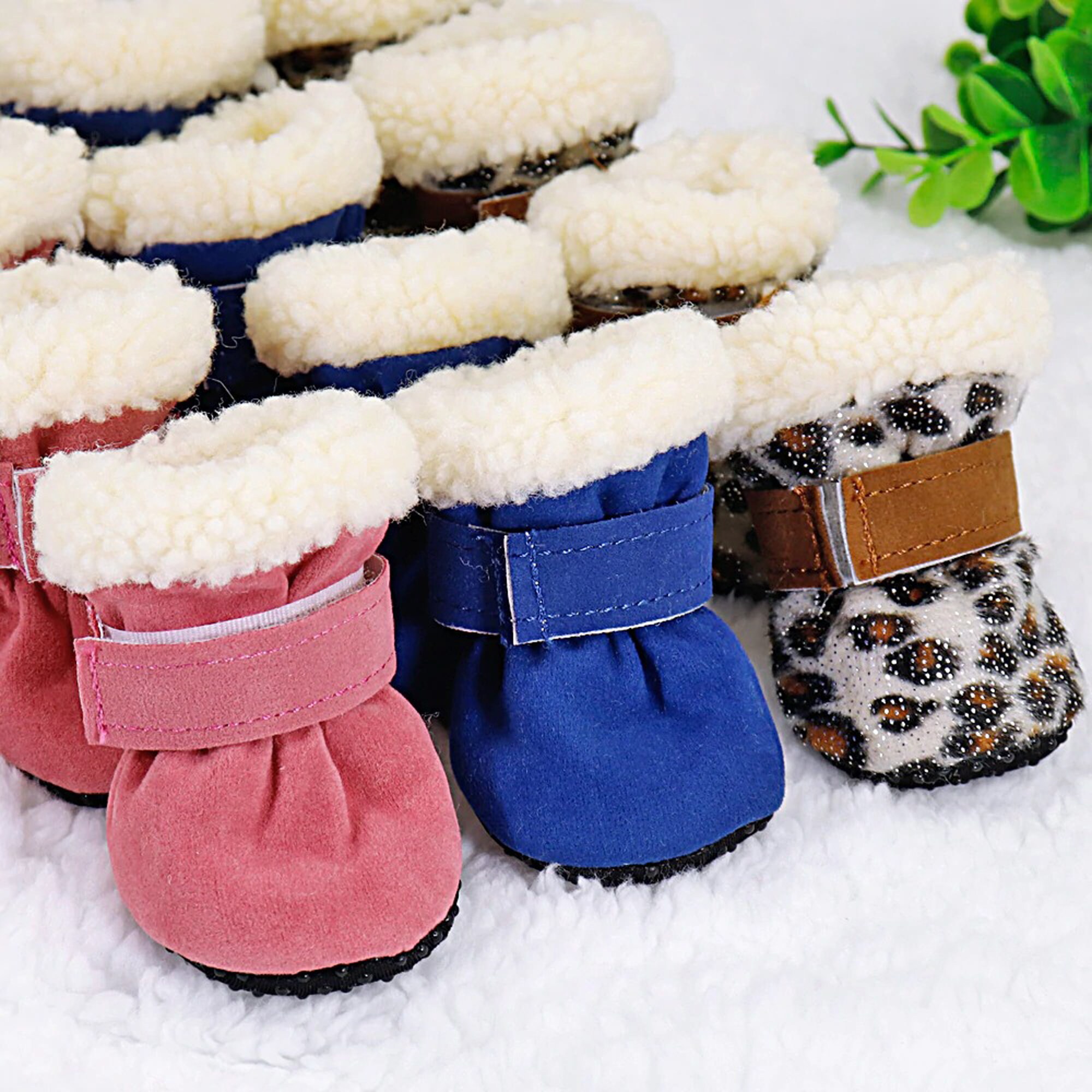 4pcs Winter Dog Pet Shoes Antislip Snow Boots for Small Dogs Etsy