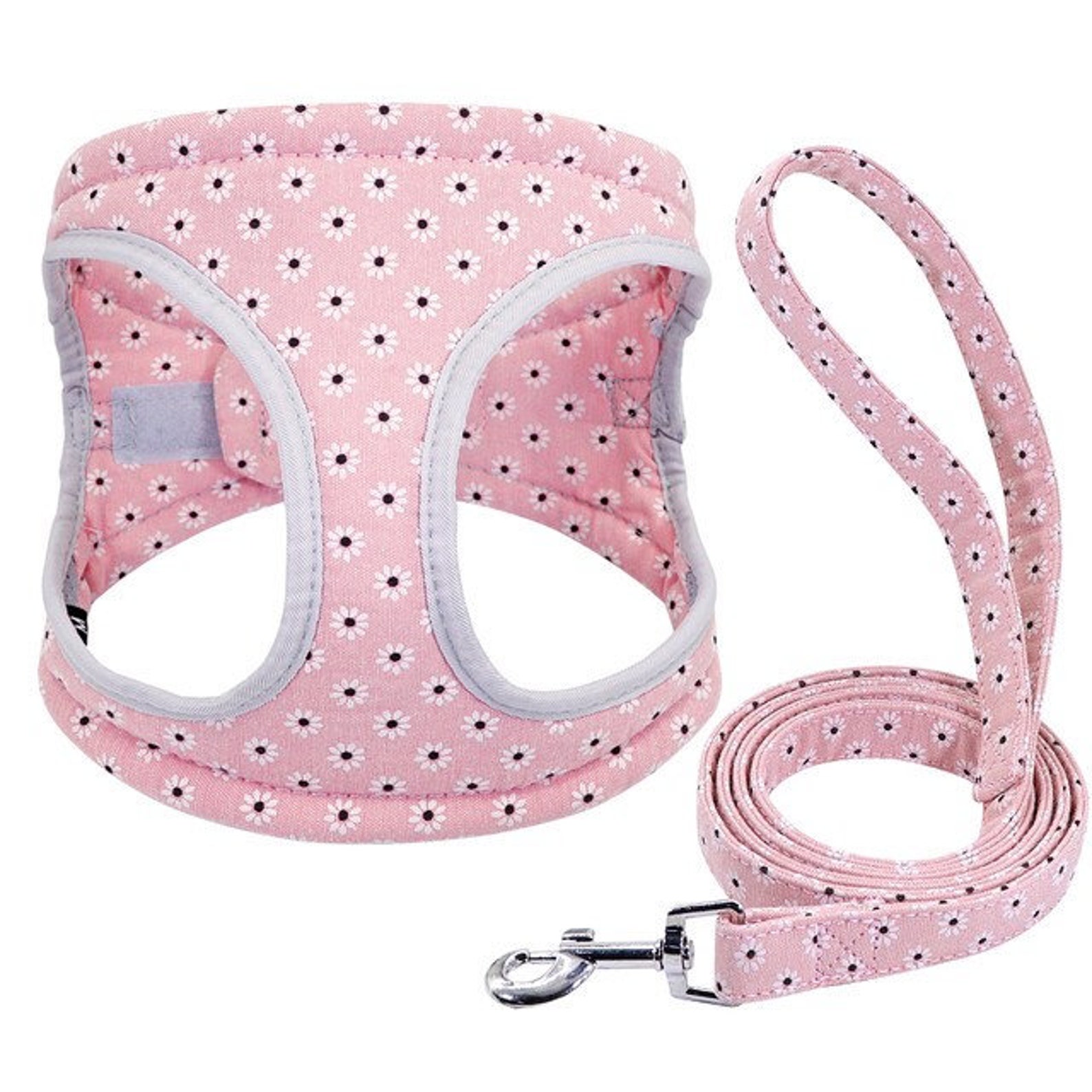 Dog Harness Dog Chest Harness Set Cute Dog Harness Dog Vest Etsy