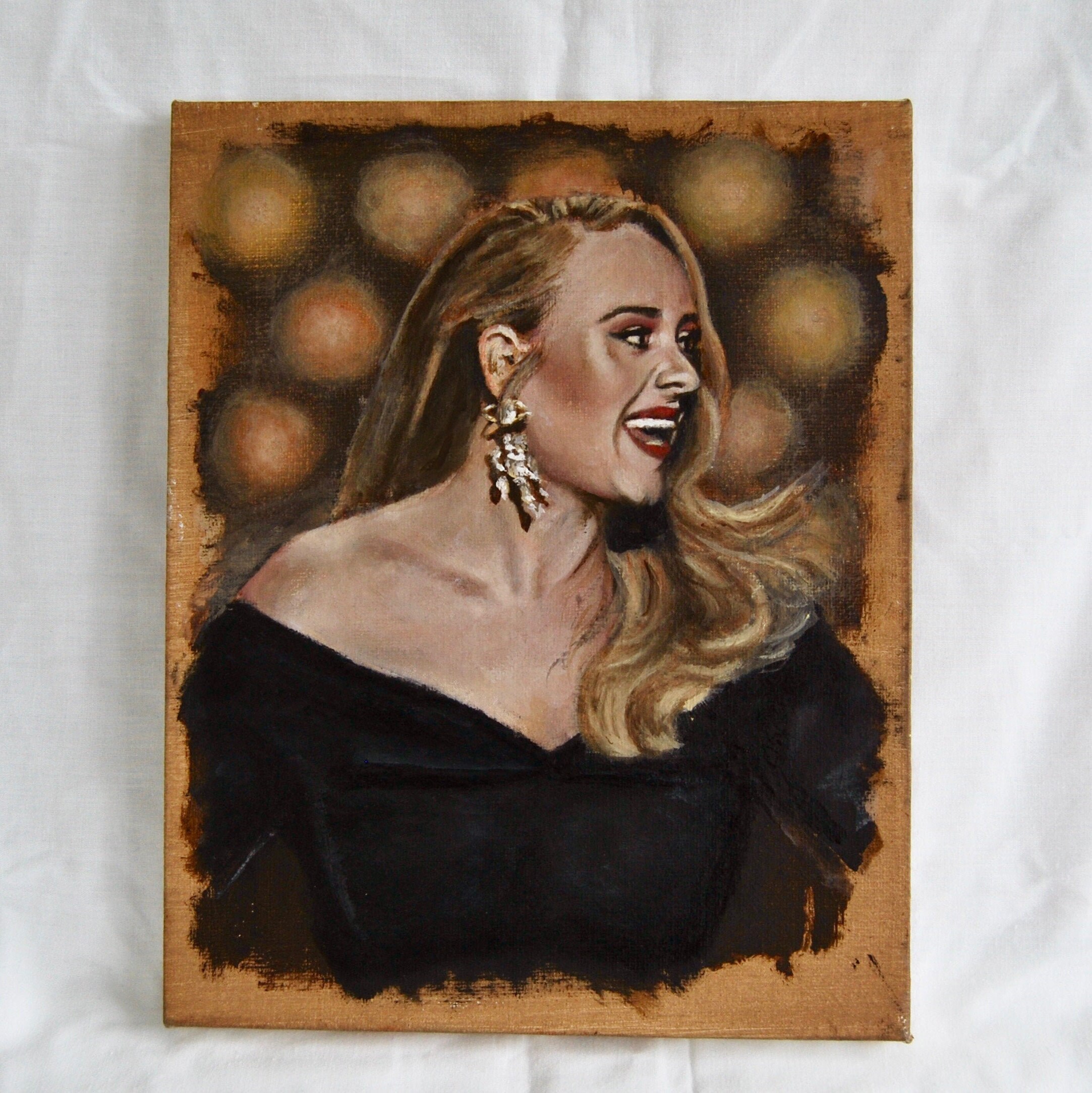 Adele Original Oil Painting 2020 Etsy