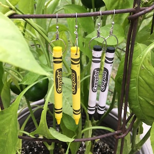 Crayon Earrings (Assorted Colors)