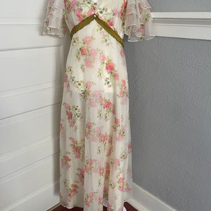 Vintage 60s Dress, Empire Waist.