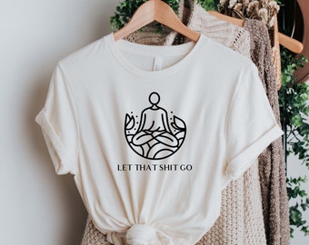 StitchPrint Namaste T-shirt avec inscription /« Paresseux humoristiques /» pour yoga et distance sociale