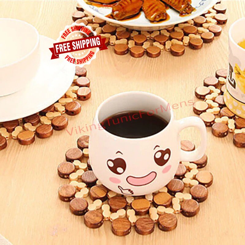 Kreative Bambus Tischmatte Runde handgemachte Bambus | Etsy