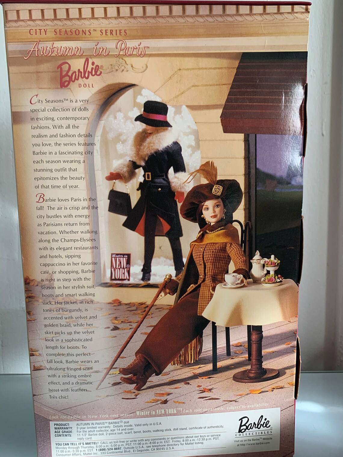 Barbie City Seasons Collection-Autumn in Paris 1999 | Etsy