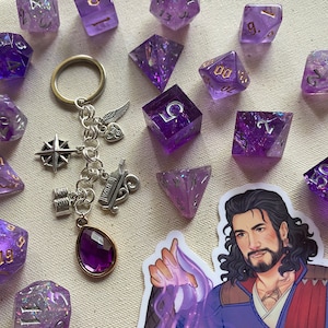 The Wizard of Waterdeep - A Handmade BG3 Keychain
