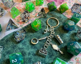 The Ball - A Handmade D20 Keychain