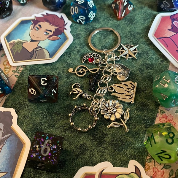 Keepers of the Crown - A Handmade CR DnD Keychain