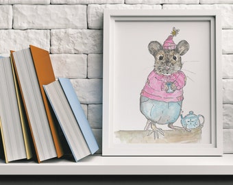 Winter Mouse- Art Print