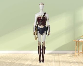Girls Wonder Woman Costume Etsy