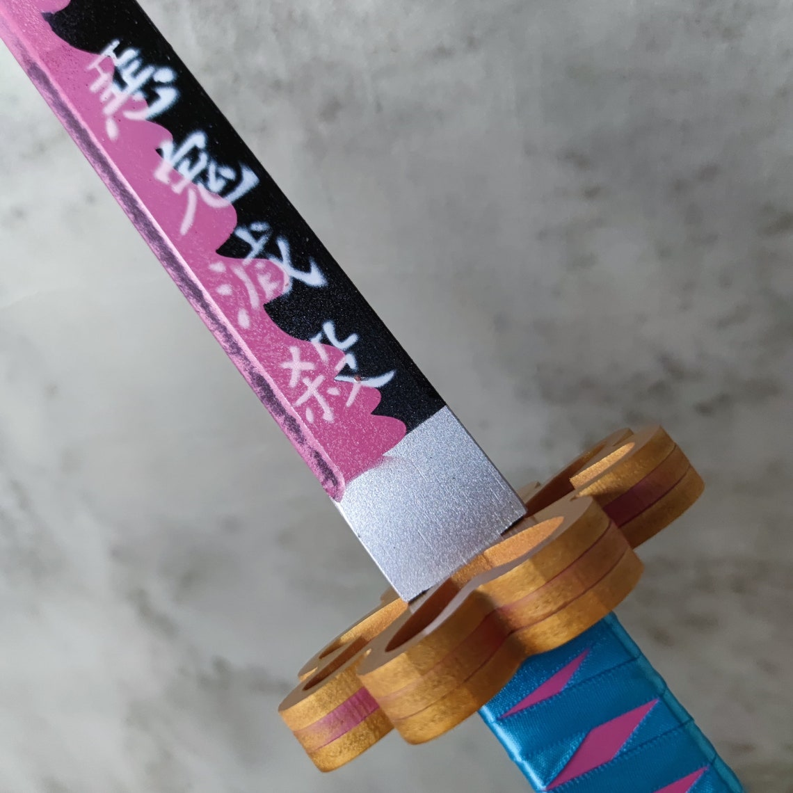 Samurai Pink Sword Katana Cosplay Props Home Decoration Etsy