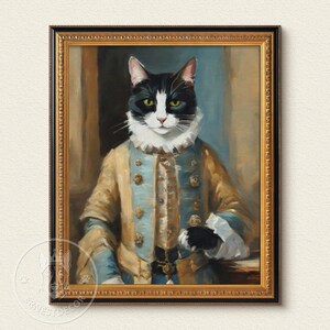 Renaissance Pet Portrait from Photo,Custom Funny Canvas, Royal Pet Portrait,Digital Art,Pet Portrait Art Design
