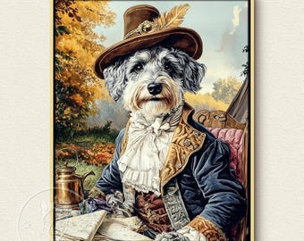 Retrato de gato real personalizado, pintura de gato renascentista, presente para amantes de animais de estimação, retrato de animal de estimação real, presente de retrato de animal de estimação, pintura de animal, decoração de parede