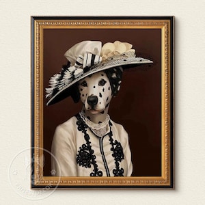 Renaissance Pet Portrait from Photo,Custom Funny Canvas, Royal Pet Portrait,Digital Art,Pet Portrait Art Design