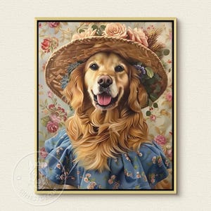 Portrait de chien, portrait numérique d'animal de compagnie, portrait de chien personnalisé, portrait d'animal de compagnie à partir d'une photo, portrait d'animal de compagnie personnalisé, portrait de chat, cadeau de maman de chat