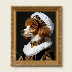 Renaissance Pet Portrait from Photo,Custom Funny Canvas, Royal Pet Portrait,Digital Art,Pet Portrait Art Design