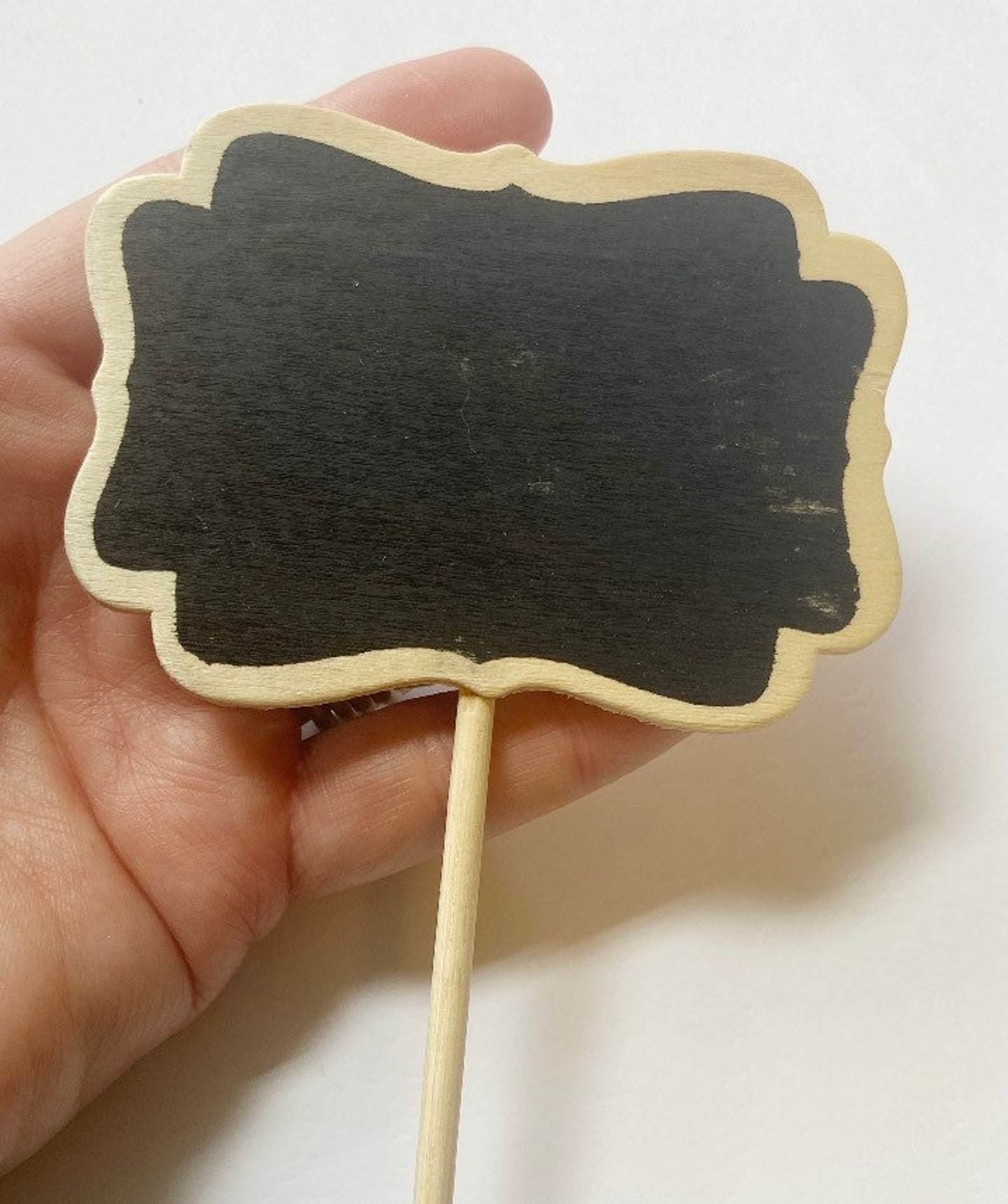 Mini Chalkboard Blackboard Sign Blackboard Topper Wooden Etsy