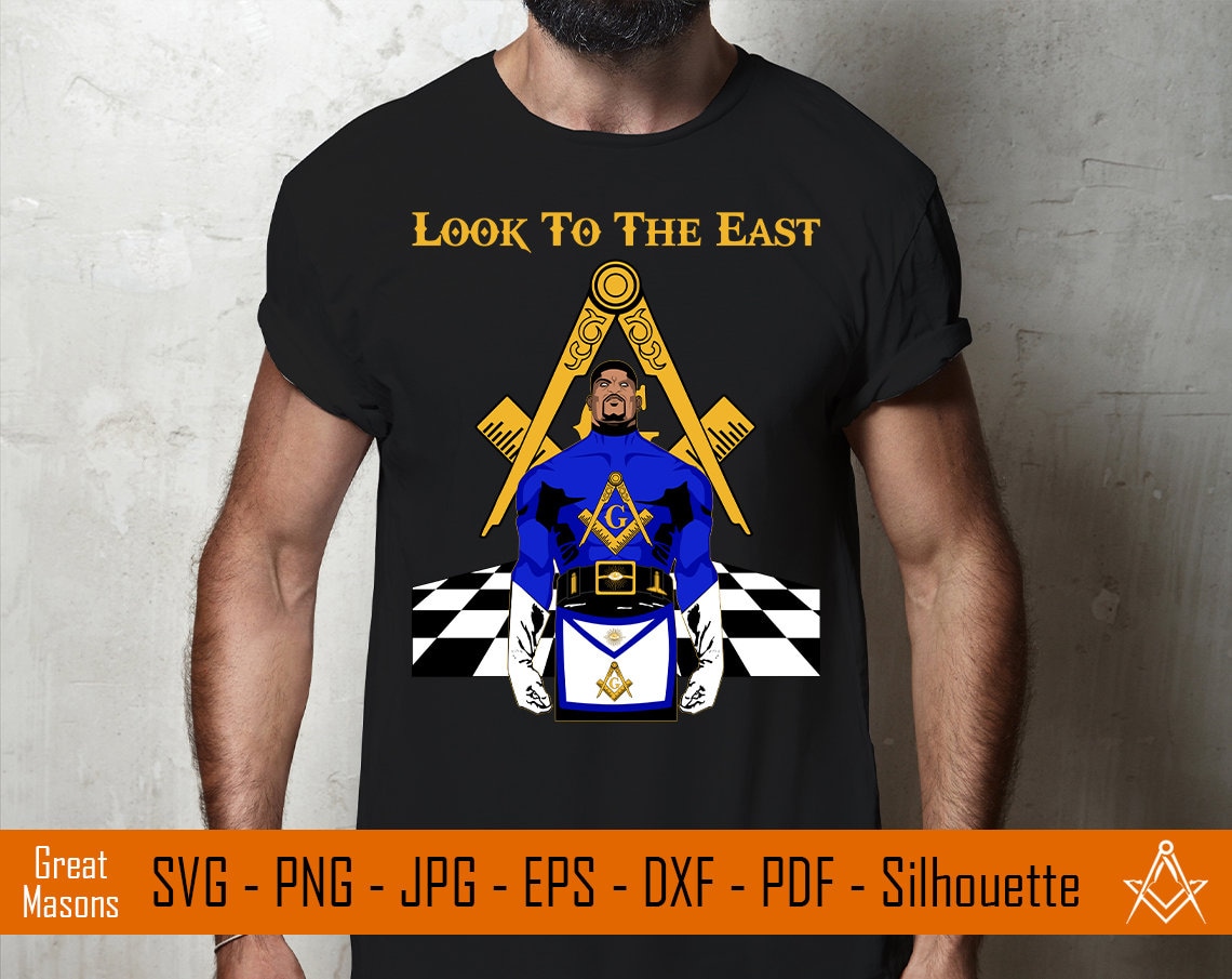 Mason Brother Look to the East Masonic Design Great Masons Etsy