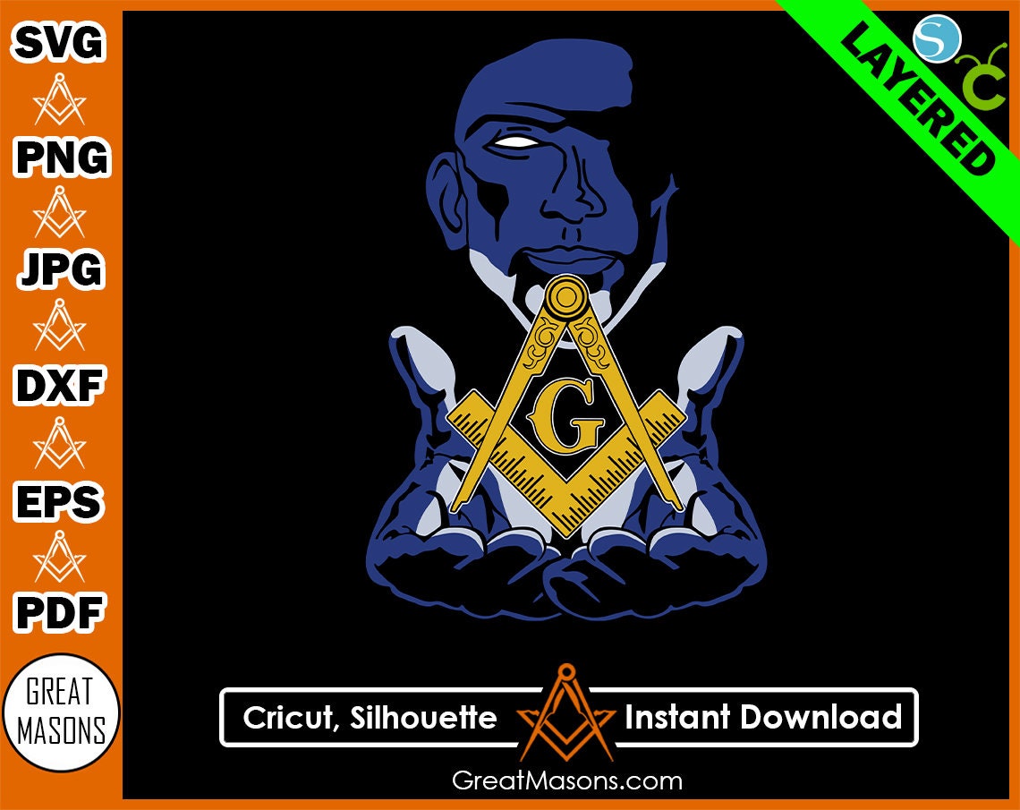 Mason Brother Into the Light Masonic Design Great Masons Etsy