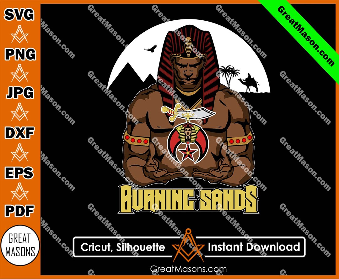 Noble Mystic Shrine King of the Desert Burning Sands AEAONMS Freemason ...