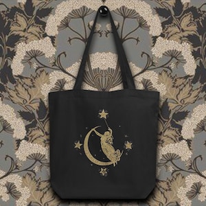 Lady Moon Victorian Tote Bag