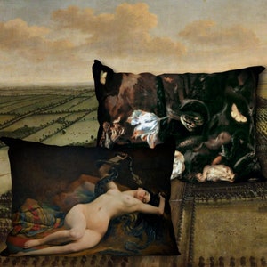 Snake Charmer Pillow Cover Reversible