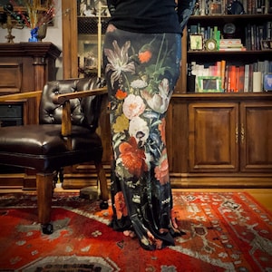Dutch Masters Flora and Fauna Romantic Gothic Maxi Skirt