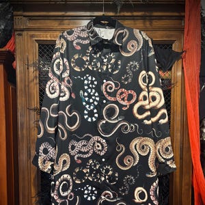 Provrea! Antik ormskjortklänning