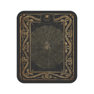 Come Into My Parlour Picnic Blanket Gold or Gray Gold