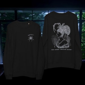 Victorian Spider Lady Unisex Organic Sweatshirt image 1