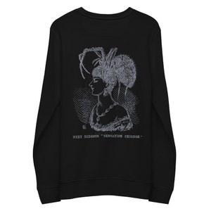 Victorian Spider Lady Unisex Organic Sweatshirt
