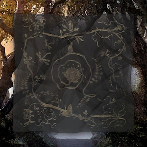 Victorian Flora and Fauna Scarf