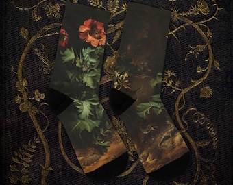 18th Century Poppy Socks