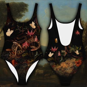 Cyclamen and Snakes Swimsuit