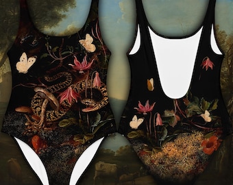Cyclamen and Snakes Swimsuit