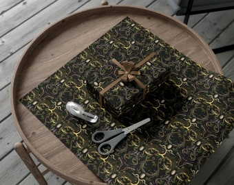 Antique Crocodile Wrapping Paper Gift Wrap