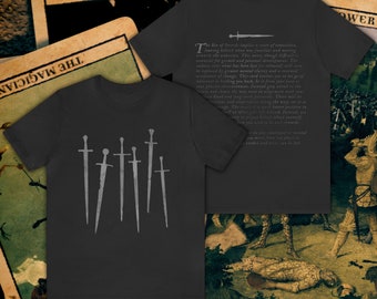 Six of Swords 100% katoenen tarot-shirt