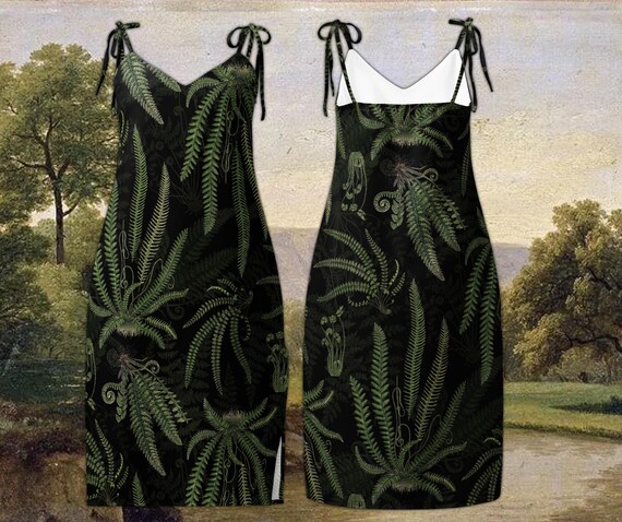 green fern print dress Georgiana Maxi Dress main image 1