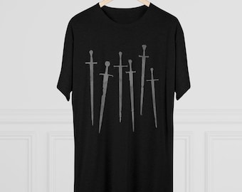 Tarot-shirt Six of Swords