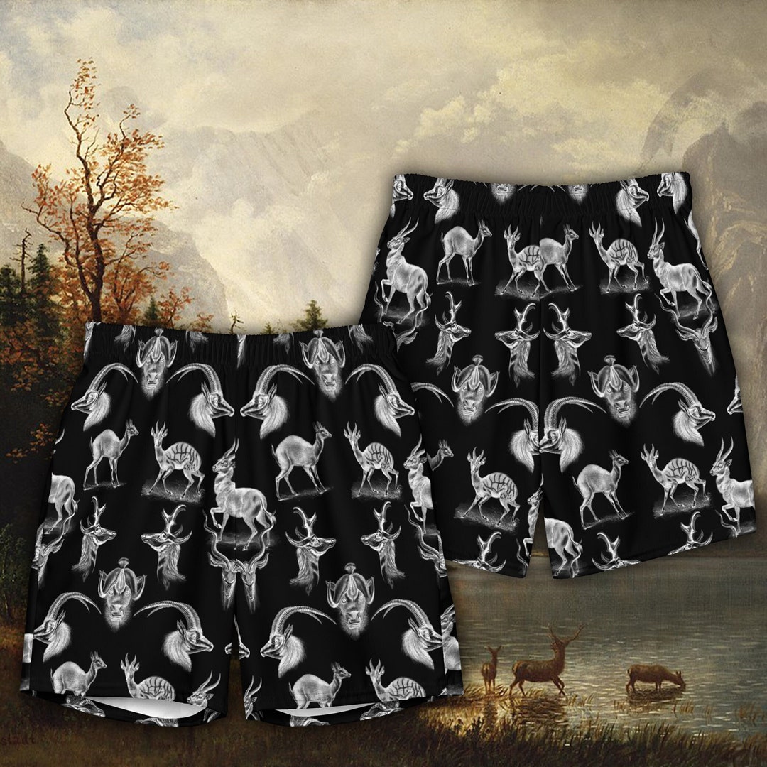 Antique Beasts Recycled Poly Swim Trunks - Etsy