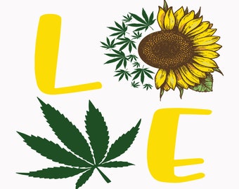 Free Free 136 Half Sunflower Half Weed Svg SVG PNG EPS DXF File