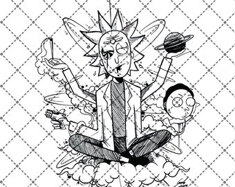Download Rick Morty Svg Etsy