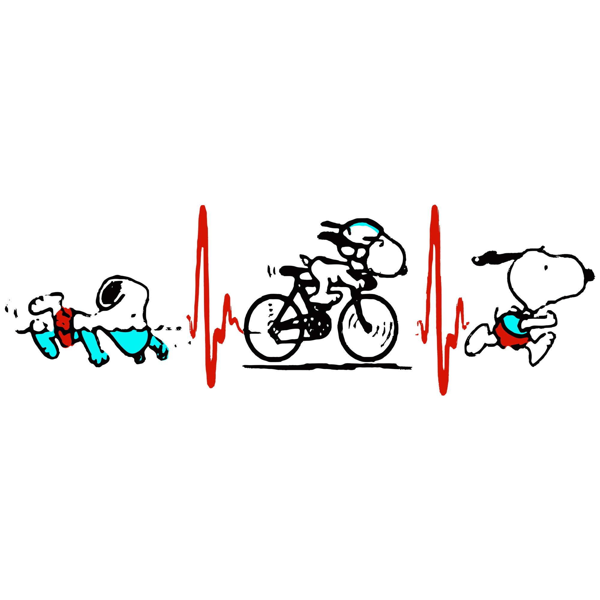 snoopy fahrrad