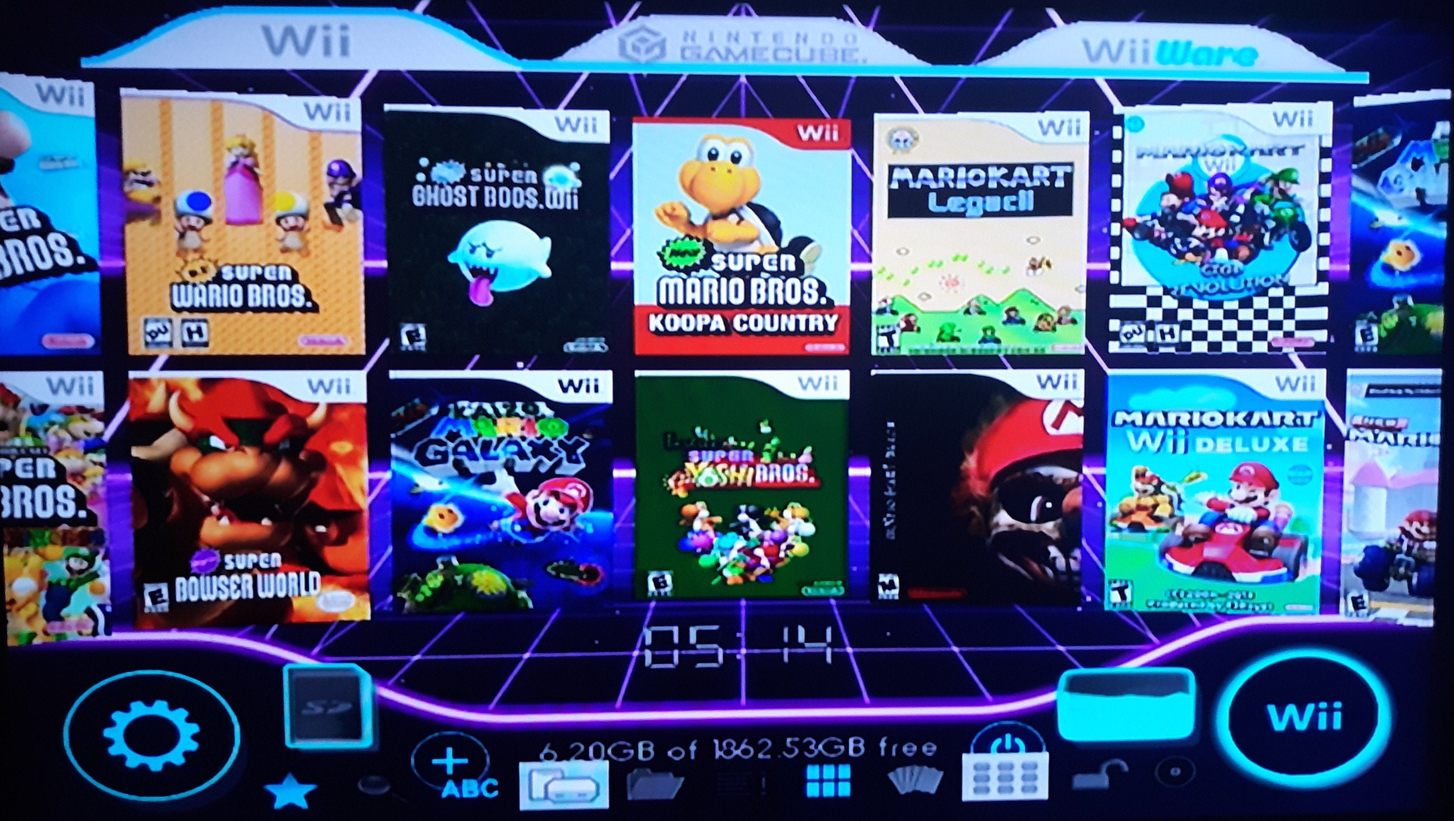 Wii CONSOLE 2TB Backward Compatible W/9000titles 50 Special - Etsy Australia
