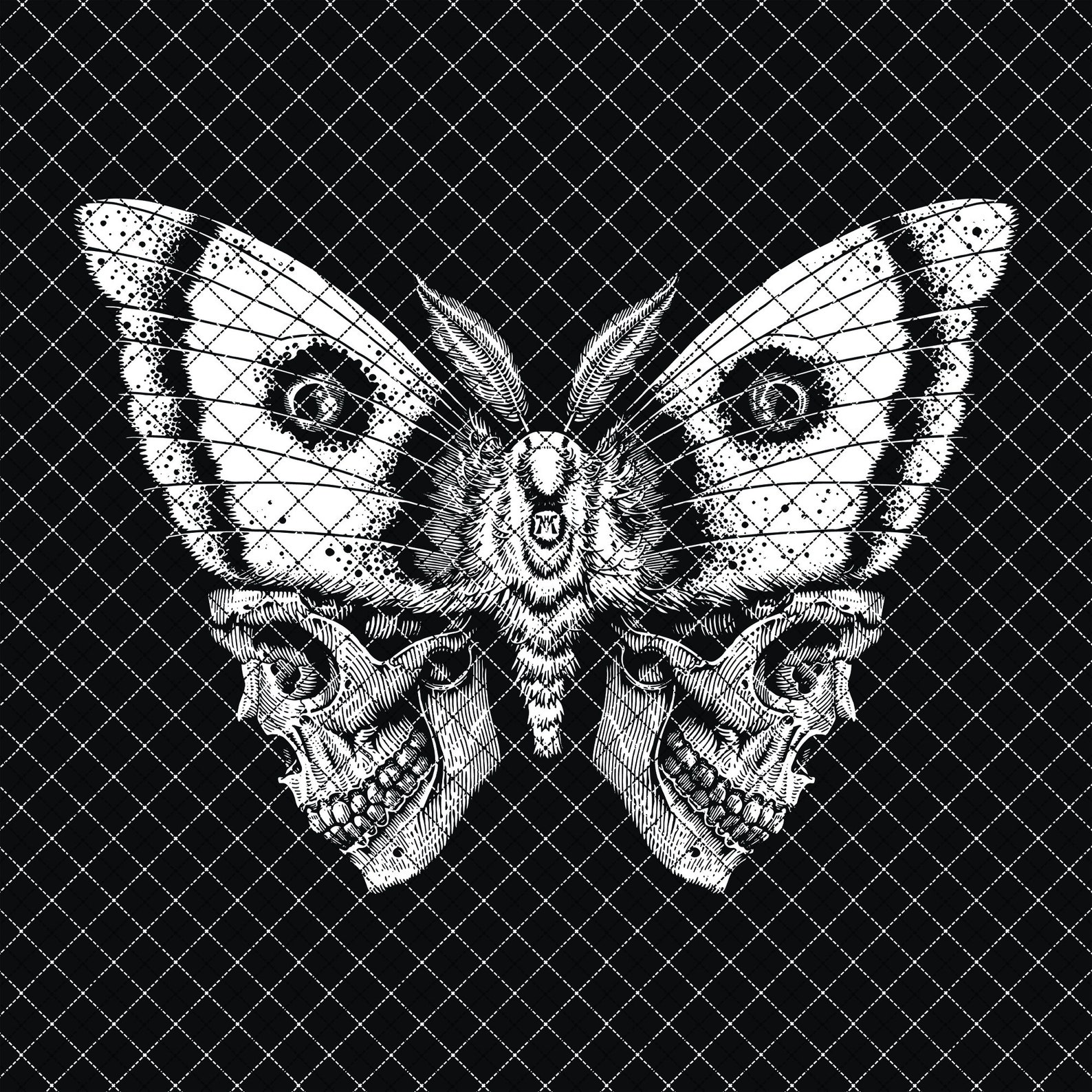 Skull Butterfly Svg Skeleton Butterfly Svg Halloween Svg Etsy