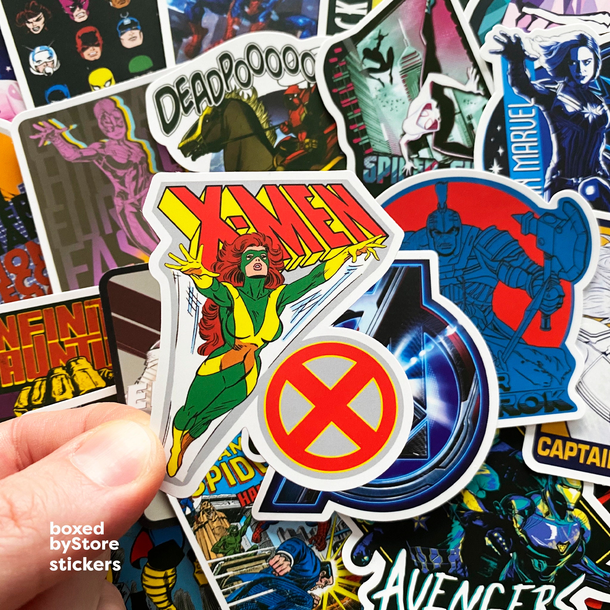 superhero avengers sticker pack free shipping random vinyl