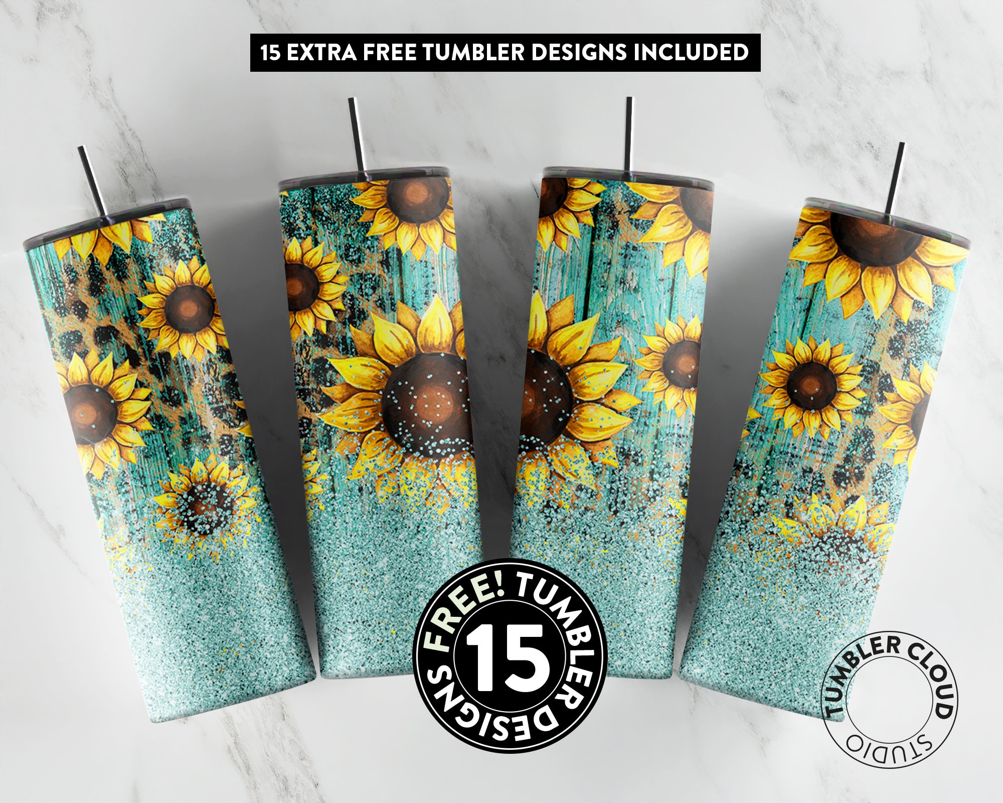 Sunflower LV sublimation tumbler – Dawn's Crafty Creations