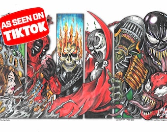 Comic based SixFanArts Artwork Prints