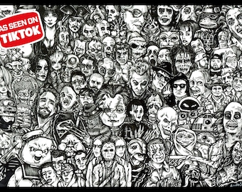 Film Charakter Kunstwerk Drucke